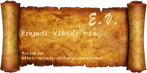 Enyedi Viktória névjegykártya