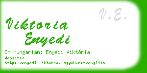 viktoria enyedi business card